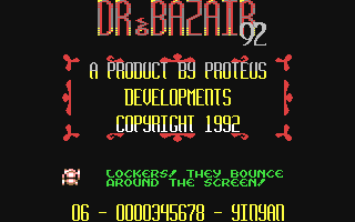 C64 GameBase Dr._Bazair_'92_[Preview] [Proteus_Developments] 1992